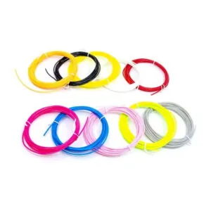 Vibrant 3D Printing Pen Refills ? 10-Pack Random Colors ? 2.5m Each