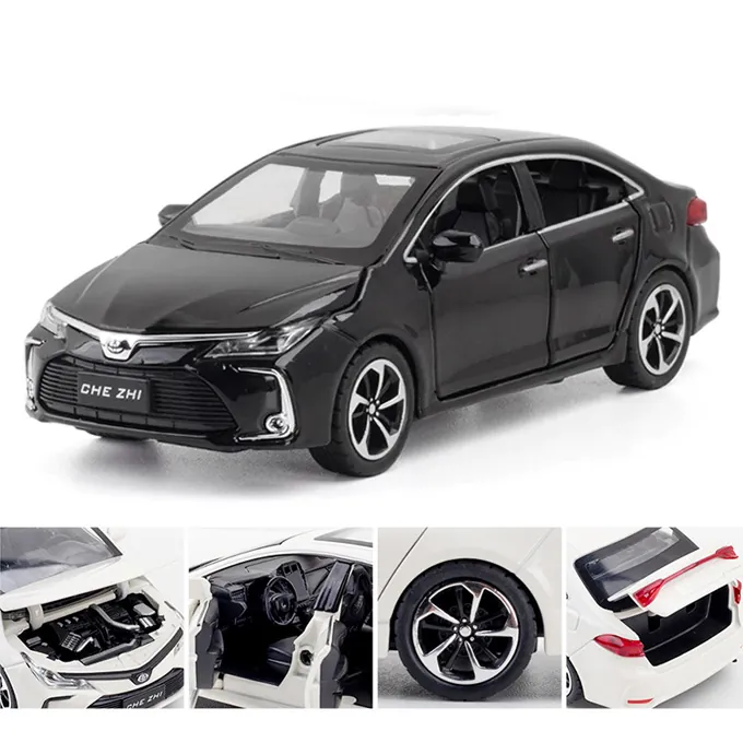 Toyota Corolla Altis Die-Cast Model - 6? Replica, Black Edition - Image 2